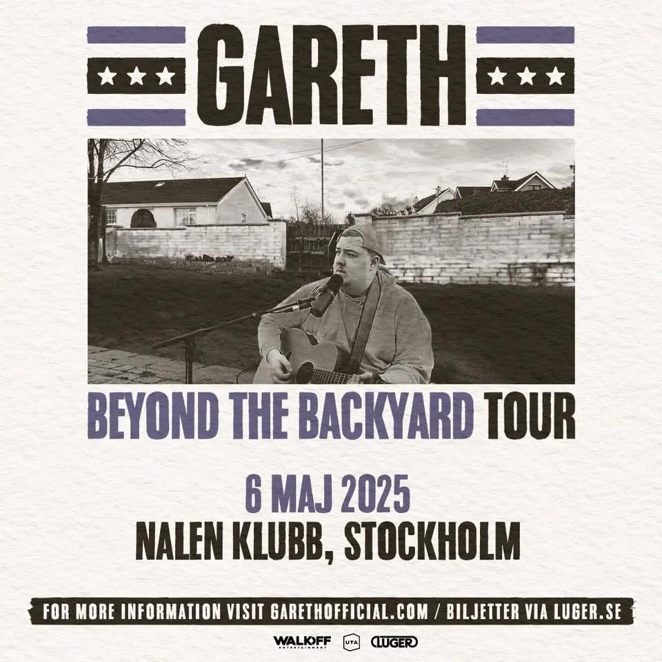 Gareth (+ Support: Niamh McCrystal) | Nalen, Stockholm