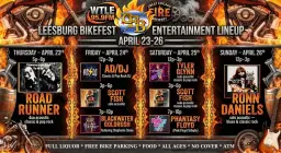 Leesburg Bikefest 2026 - WTLE 95.9FM / Great Chicago Fire Stage