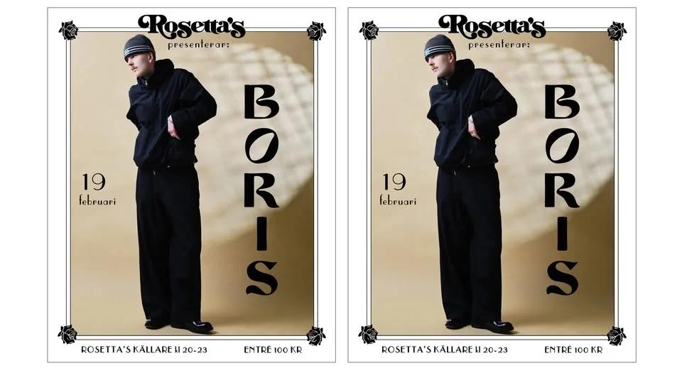 BORIS till Rosetta´s källare 19 februari