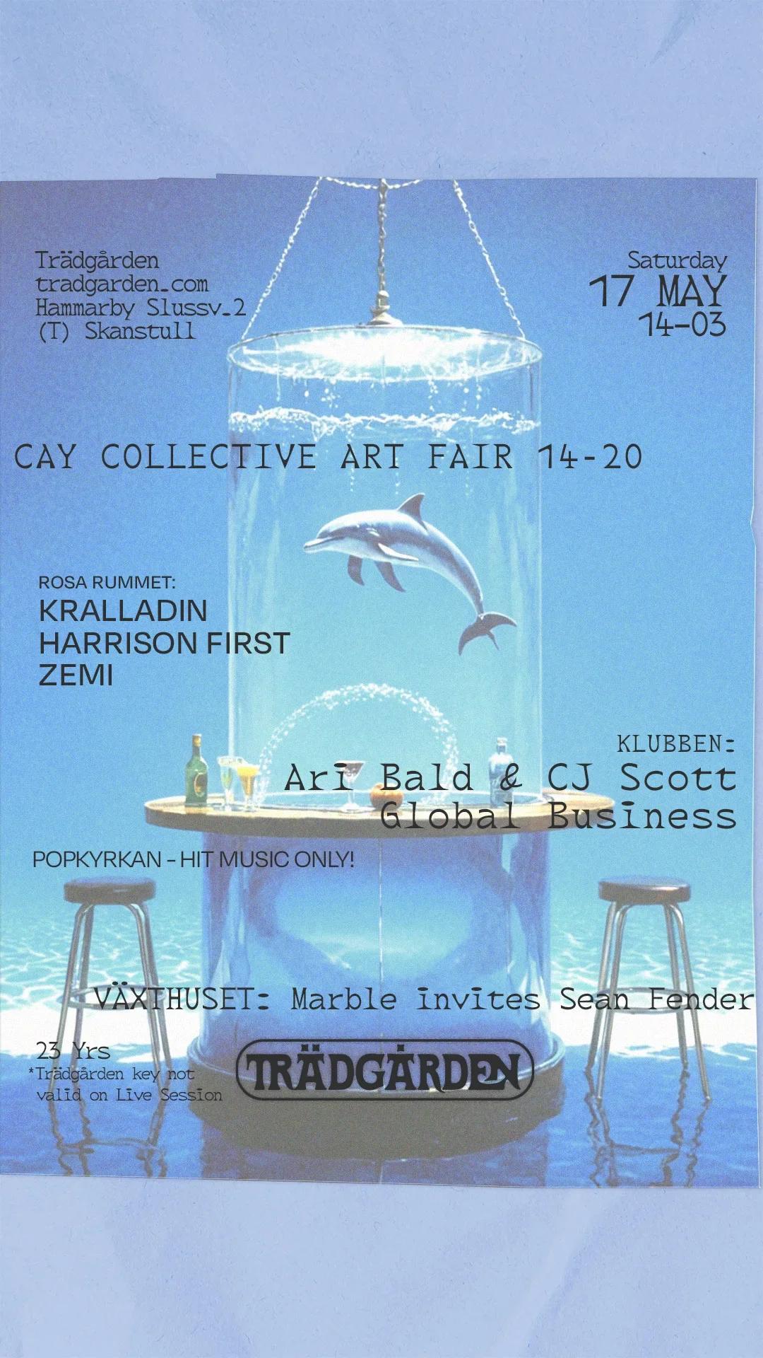 TrÀdgÄrden Lördag 17 Maj (med CAY Art Fair)