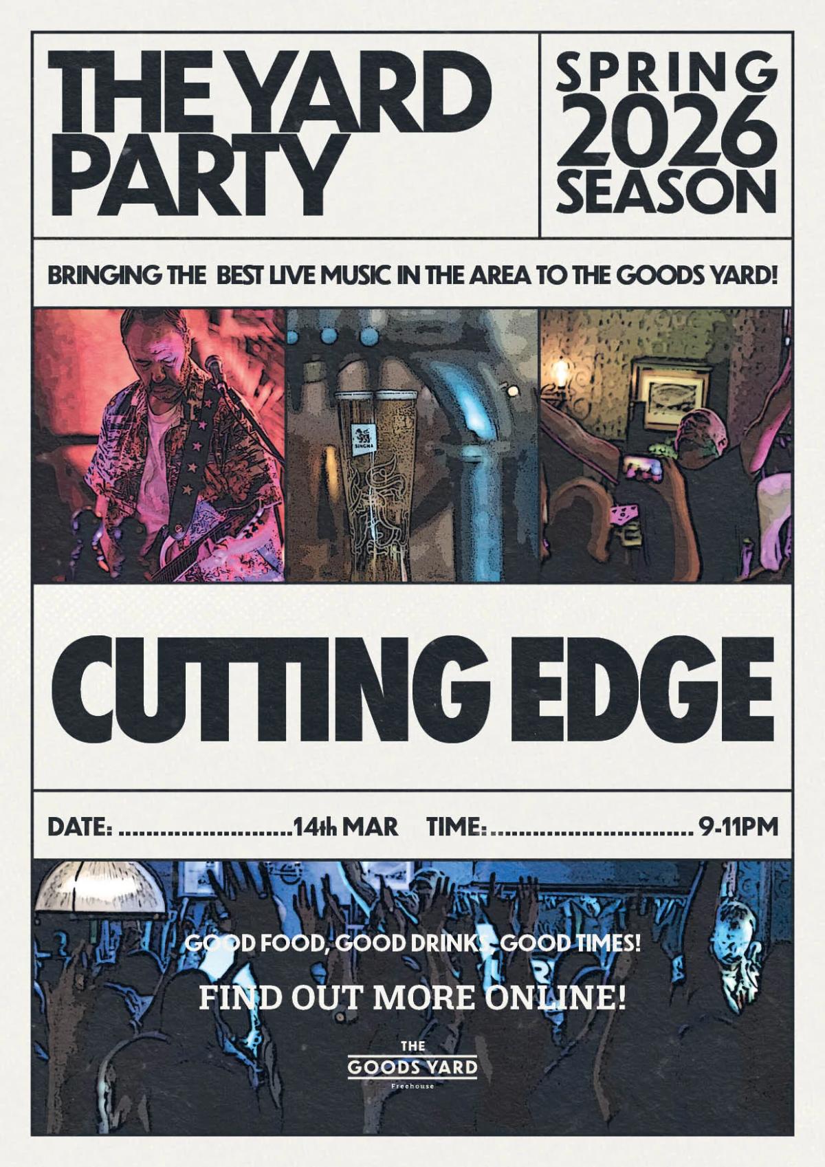 Yard Party Live Music Spring 2026: Cutting Edge