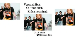 VypsanĂĄ fiXa: XX Tour 2026: KrĂĄsa nesmĂrnĂĄ // NĂĄrodnĂ dĆŻm // ĂstĂ nad Labem
