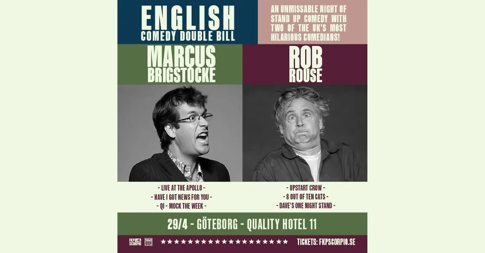 Marcus Brigstocke & Rob Rouse | Göteborg