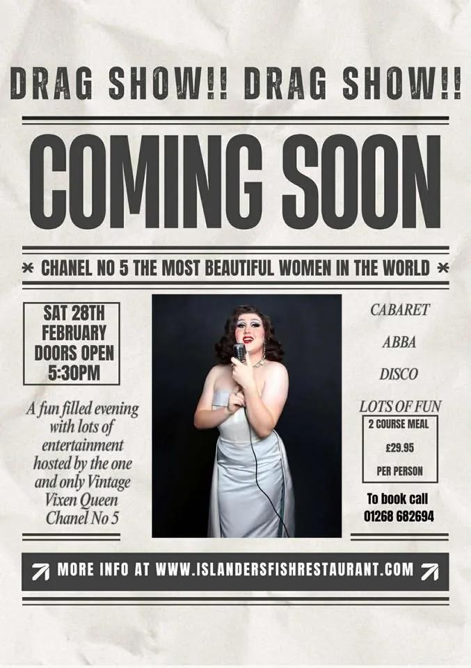 Drag cabaret and Disco