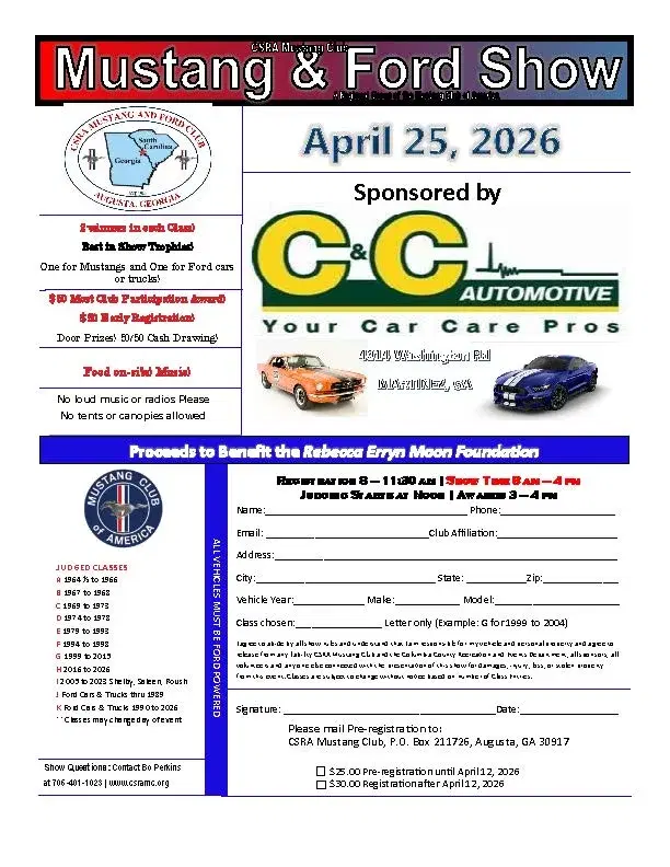 2026 Annual Mustang & Ford Show