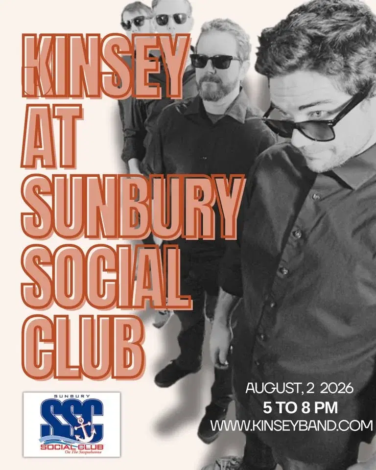 Kinsey at SUNBURY SOCIAL CLUB
