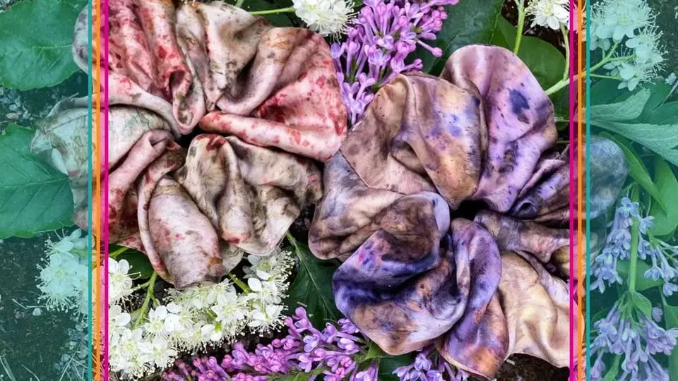 Kreativt Kafé - växtfärgning med midsommarblomster