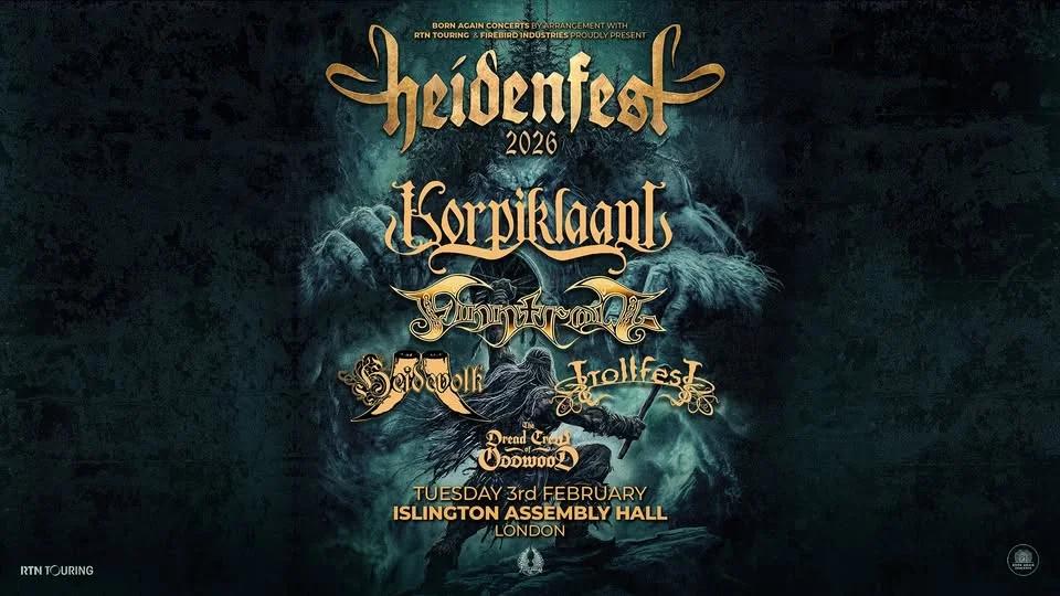 Heidenfest: Korpiklaani, Finntroll, Heidevolk, Trollfest, TDCOO @ Islington Assembly Hall - London