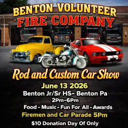 Benton Volunteer Fire Company Rod and Custom Car Show