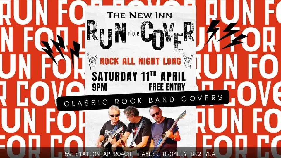 Run For Cover @ The New Inn đ€đž | 11th April 2026 @ 9PM