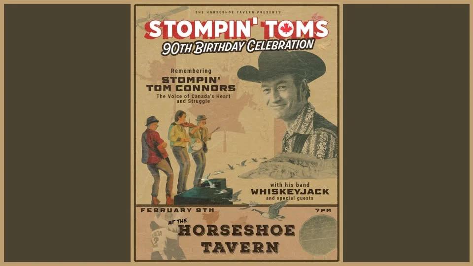 Horseshoe Tavern Celebrates Stompin' Tom's 90th Birthday Featuring his band, Whiskey Jack & guests