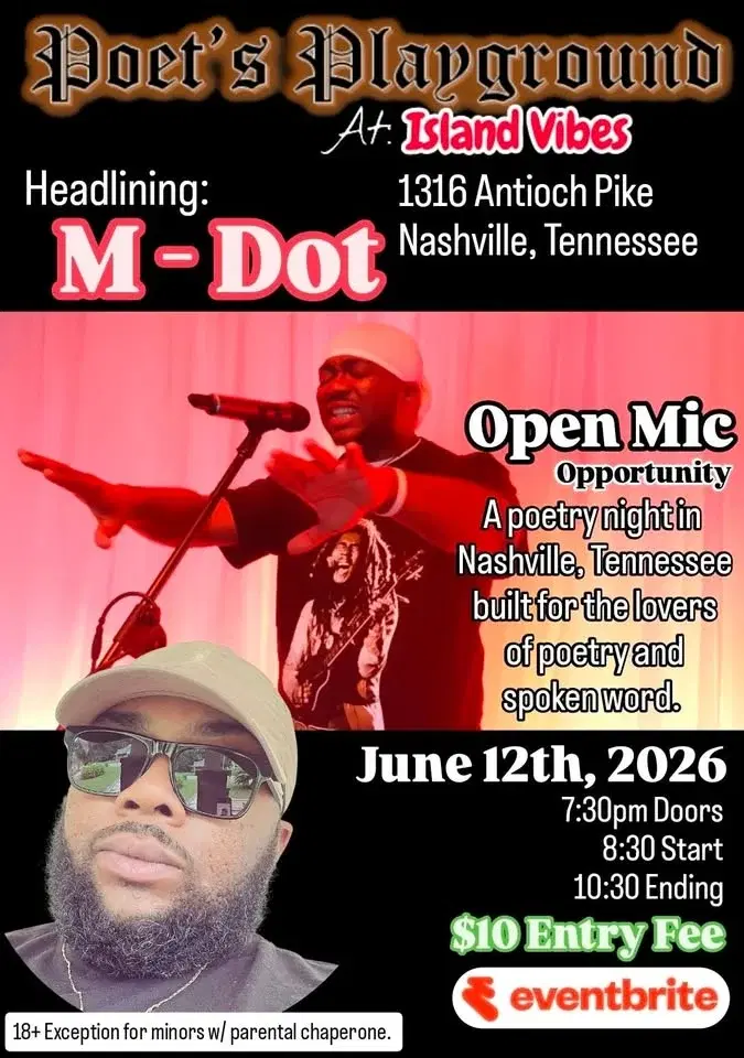 A Nashville Tennessee Poetry Night & Open Mic