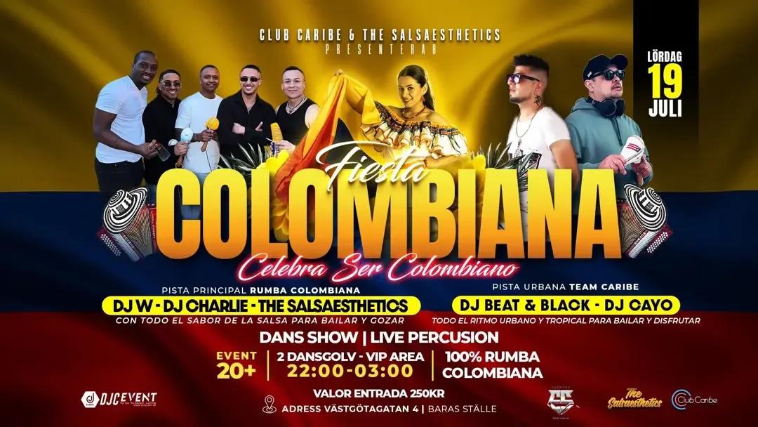🇨🇴✨ Fiesta Colombiana i Stockholm – Fira Colombias självständighetsdag! 💃🕺