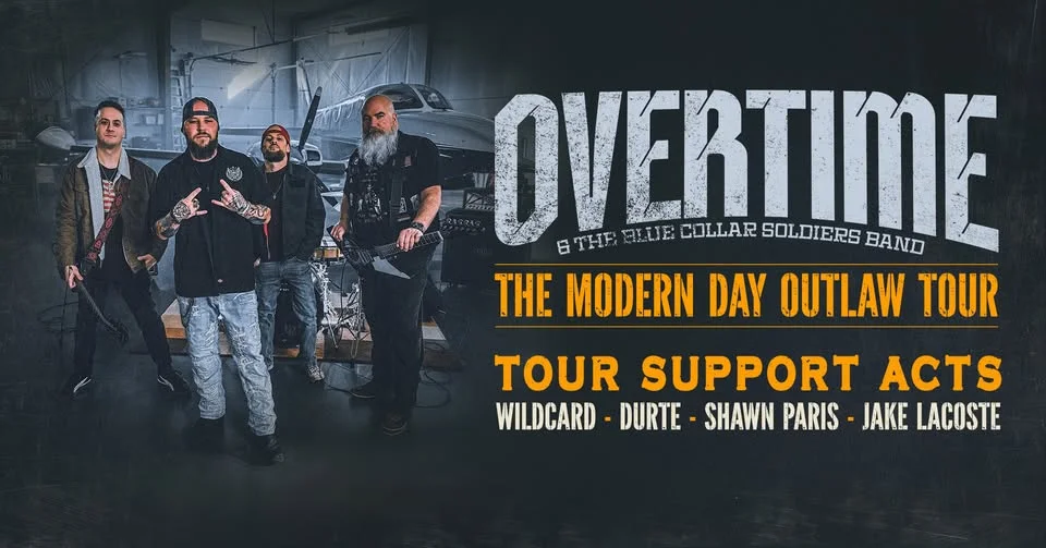 8/20 Akron, OH: OVERTIME'S "The Modern Day Outlaw Tour"