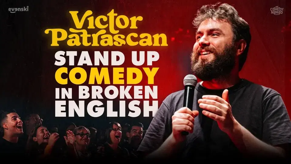 Stand up Comedy in broken English • Victor Patrascan in Stockholm