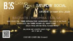BKS (Bachata Kizomba Salsa) Casino Royal Party (007)