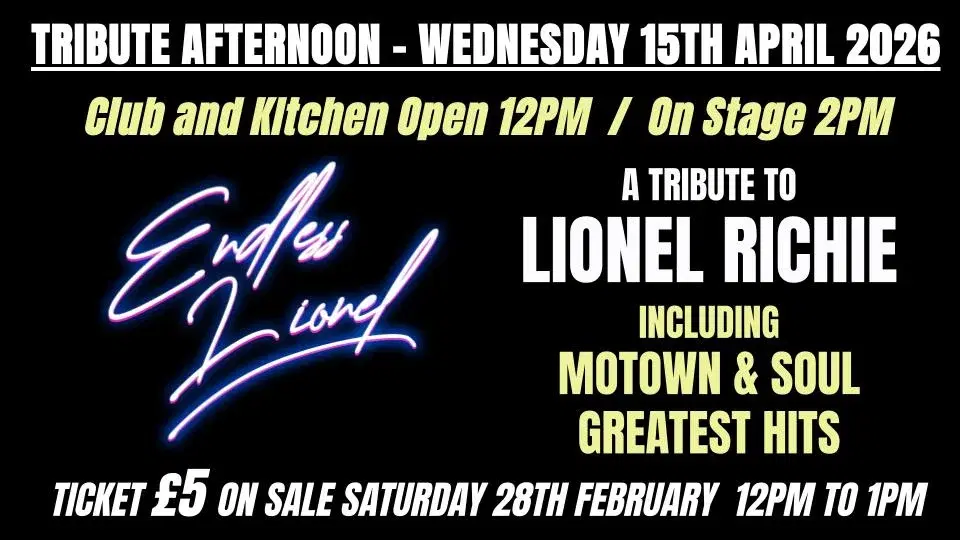 WEDNESDAY AFTERNOON - LIONEL RICHIE TRIBUTE