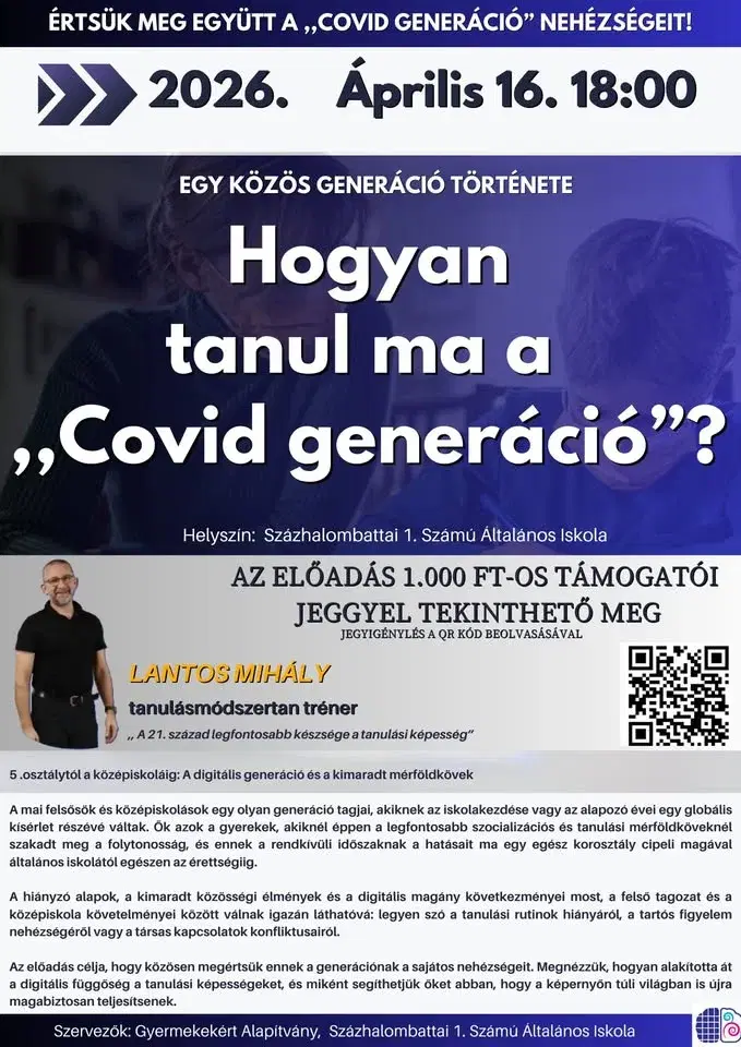 Hogyan tanul ma a ,,covid generáció"?