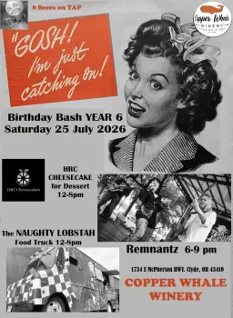 Copper Whale WInery & Pub "Birthday Bash"
