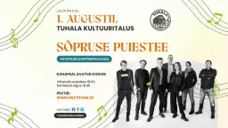 Sõpruse Puiestee - akustiline erikontsert / 01.08.2026 Tuhala Kultuuritalus✨
