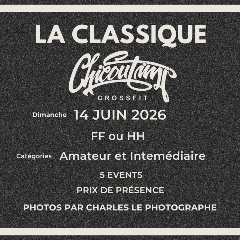 La classique Amateur Crossfit Chicoutimi