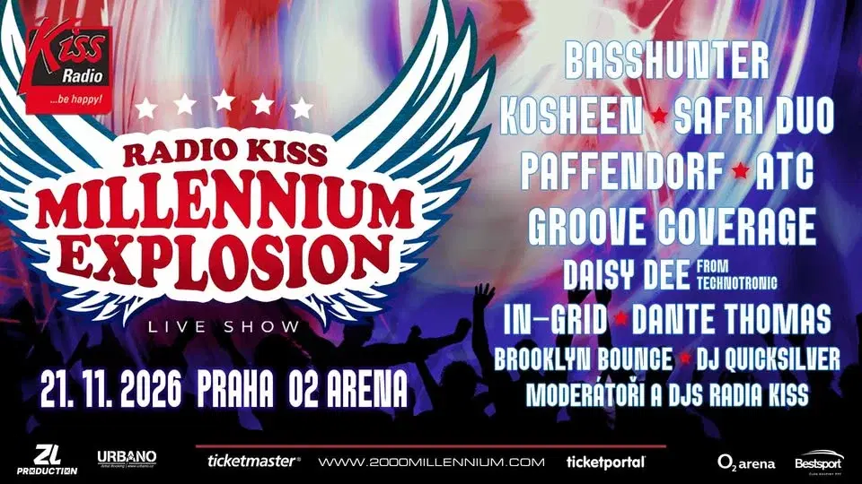 Radio Kiss Millennium Explosion 2026 | Praha