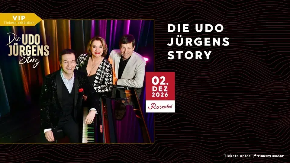 Die Udo Jürgens Story • 02.12.2026 • Rosenhof Osnabrück