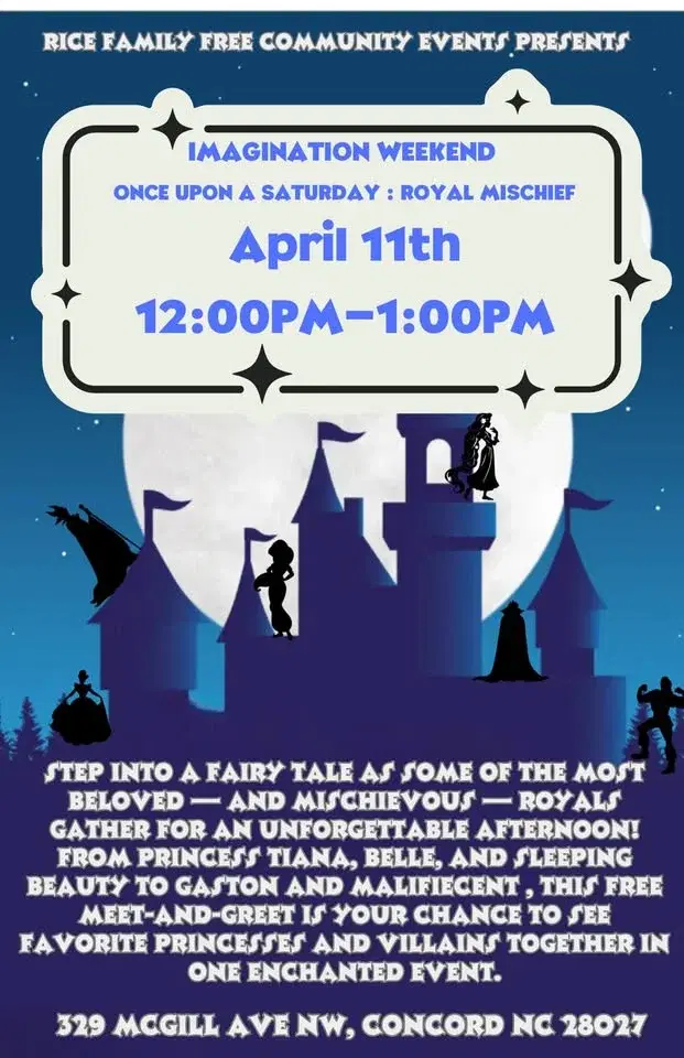Rice Family's Imagination Weekend! Once Upon a Saturday event!