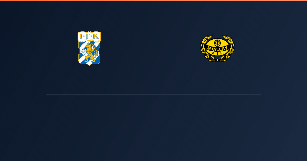 IFK Göteborg vs Mjällby