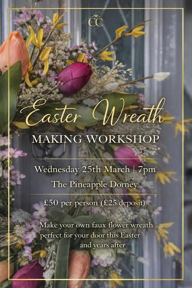 Easter wreath making