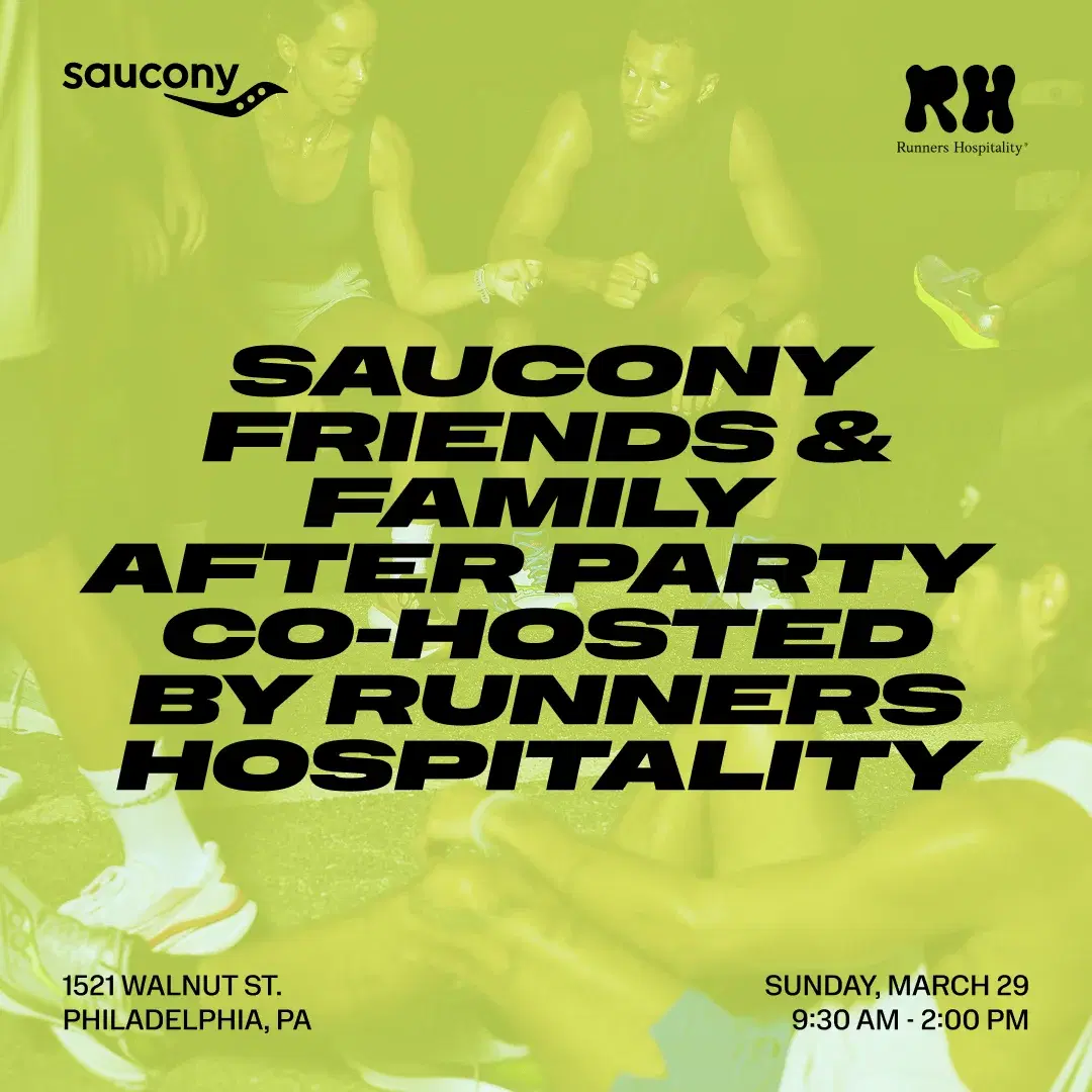 Saucony Friends & Family After Party Co-Hosted by Runners Hospitality