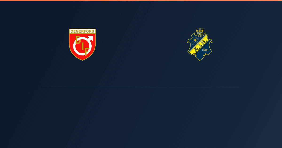 Degerfors vs AIK