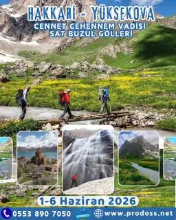 Prodoss HAKKÂRİ - YÜKSEKOVA - SAT GÖLLERİ - CİLO DAĞLARI & VAN Doğa Yürüyüşü ve Gezisi