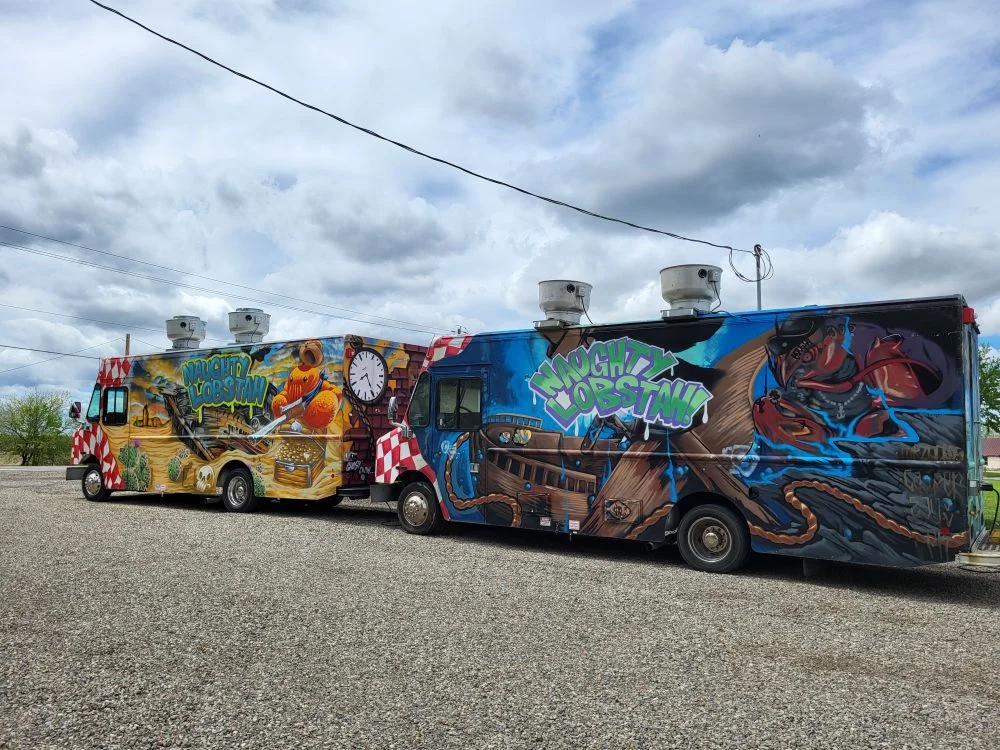 The Naughty Lobstah at Calming Goat Coffee Co in Pt. Pleasant, WV!