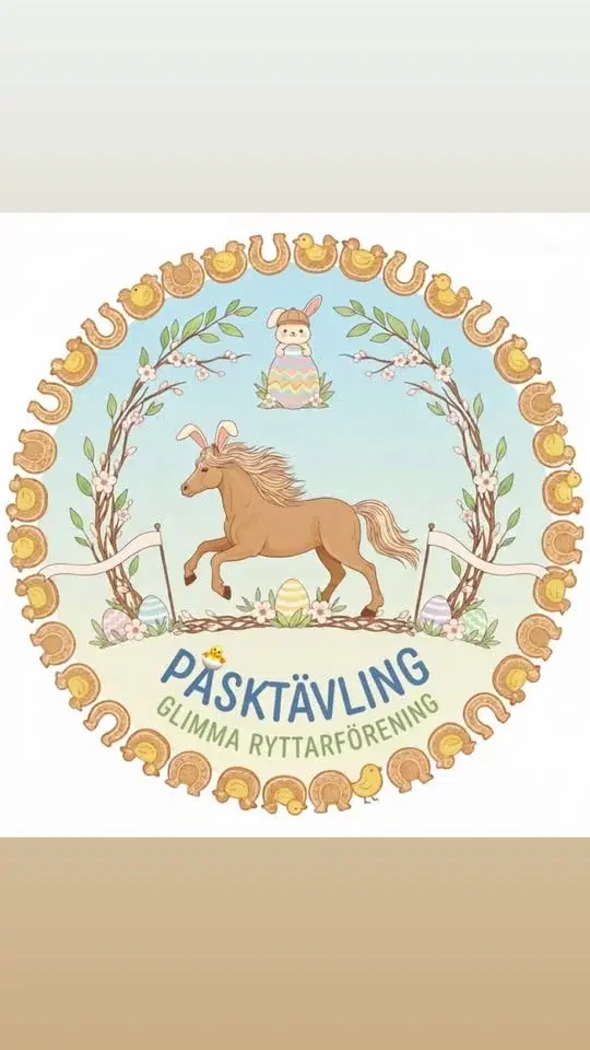 Inofficiellt tävling med unghästklasser 🐣