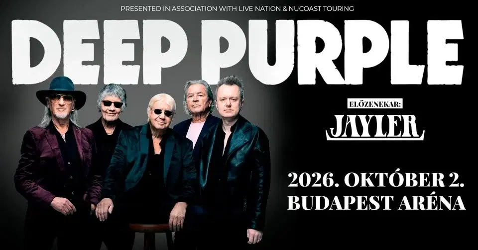 Deep Purple, előzenekar: Jayler | Budapest 2026