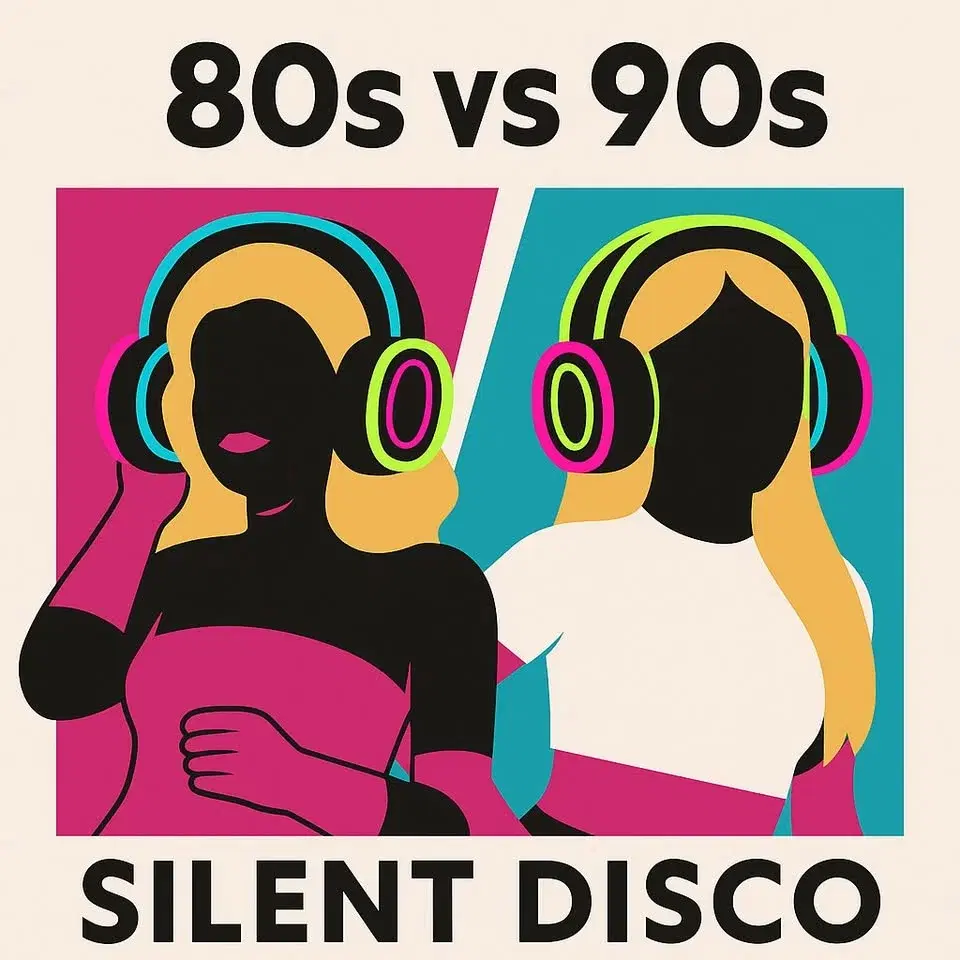 Decades In Your Ears - 80s vs 90s Silent Disco!