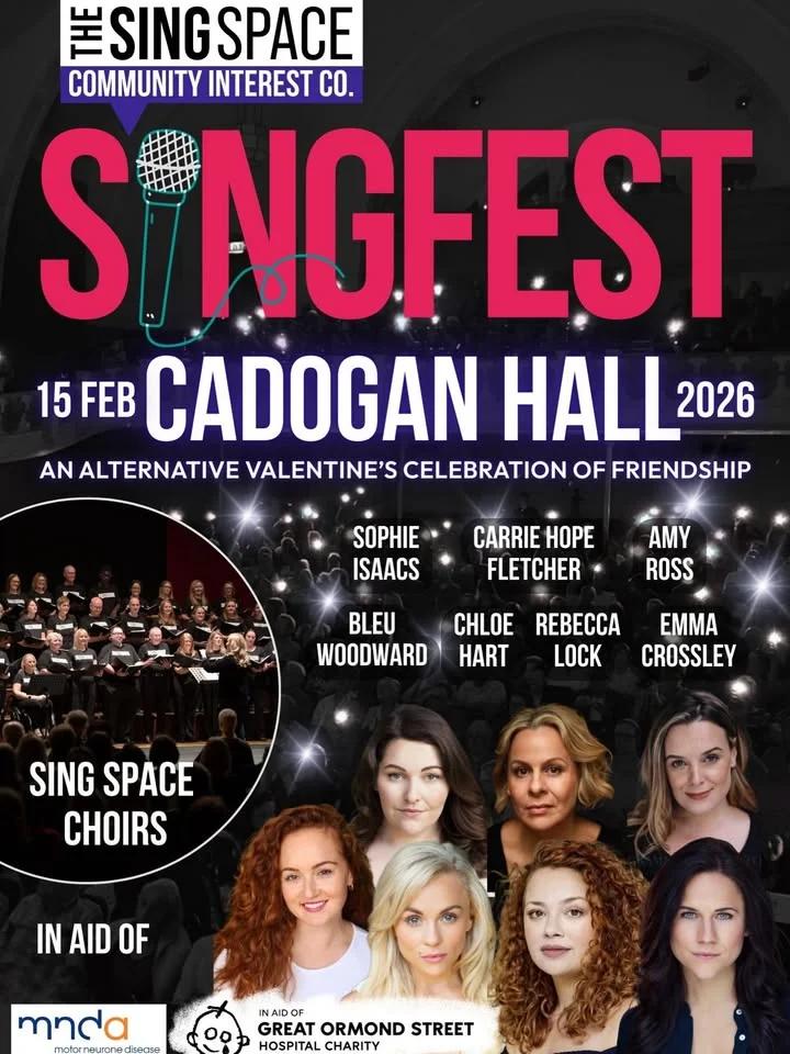 SingFest with Sophie Isaacs, Carrie Hope Fletcher, West End stars and the Sing Space Choir!