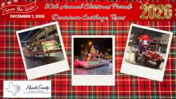 80th Annual Panola County Christmas Parade