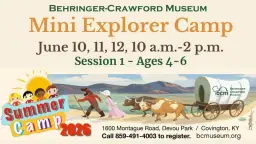 Mini Explorer Camp: Session 1