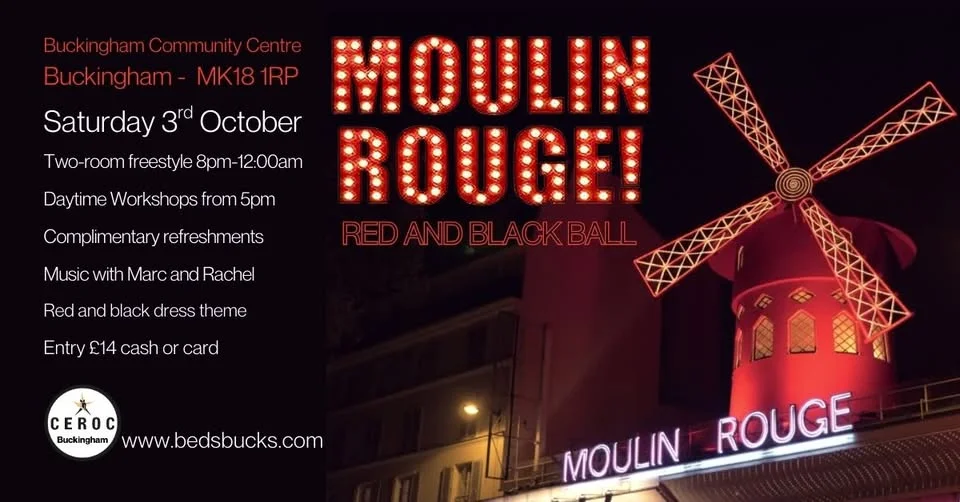 Moulin Rouge Red and Black Ball
