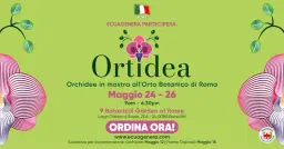 Ecuagenera parteciperà a: ORTIDEA - Orchidee in mostra all'Orto Botanico di Roma