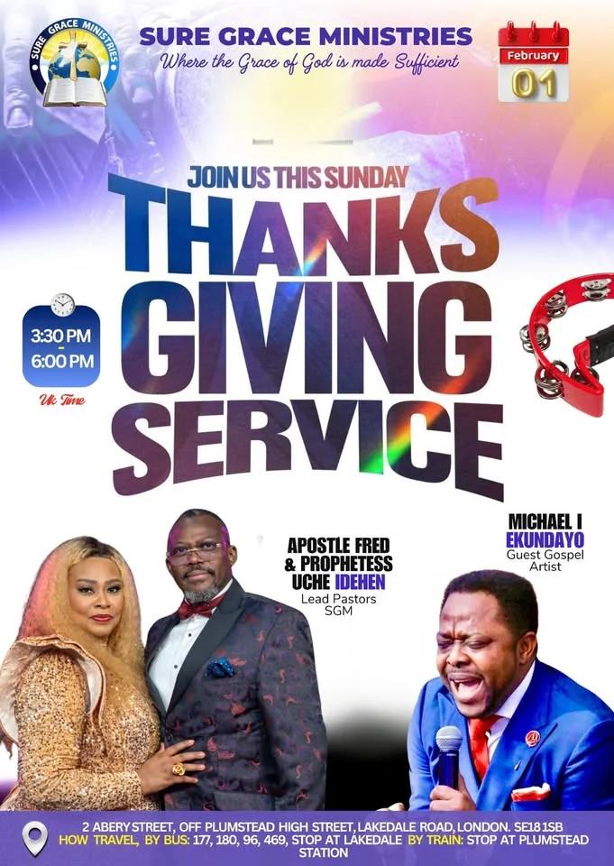 THANKSGIVING SERVICE