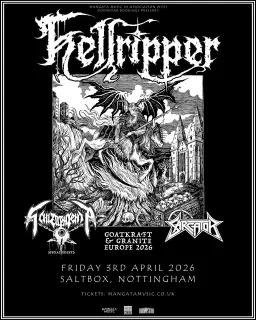 Hellripper + Schizophrenia + Sarcator - Nottingham