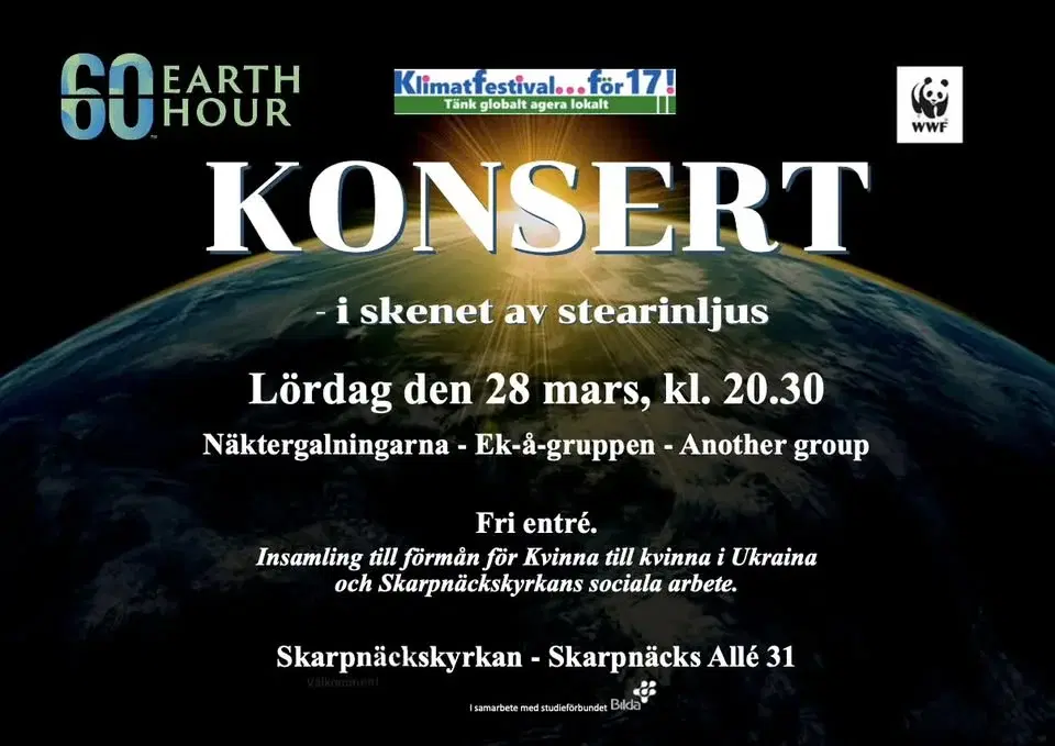 Earth Hour med Näktergalningarna, Ek-å-gruppen och Another Group