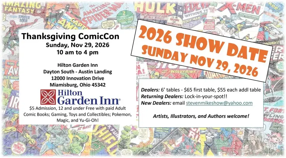 Thanksgiving ComicCon '26