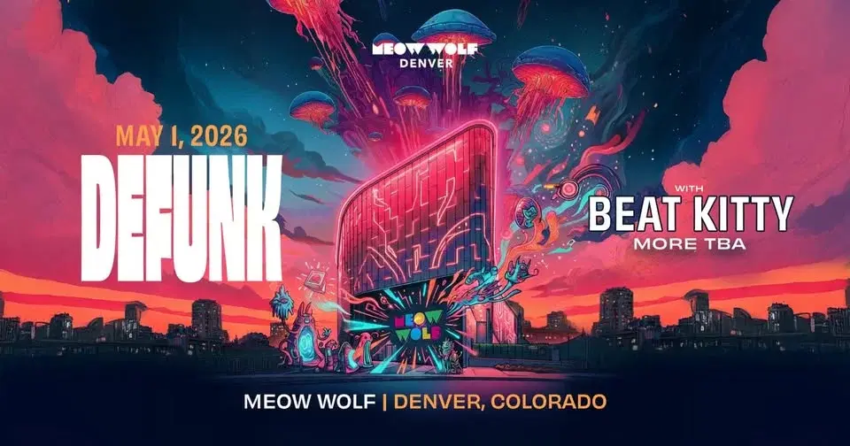 Defunk with Beat Kitty at Meow Wolf Denver