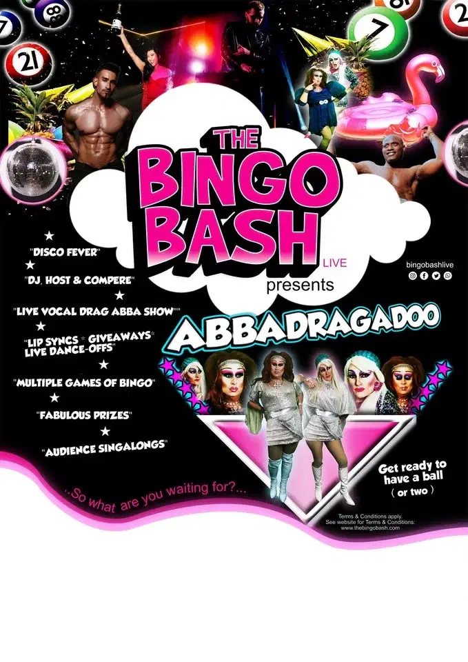 The Bingo Bash, with Queen Bee and Friend!