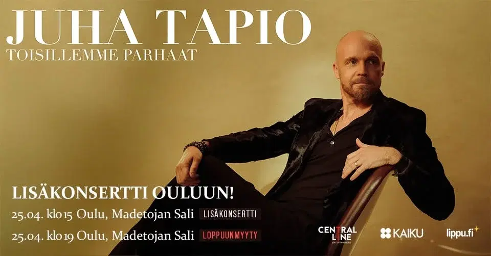 Juha Tapio: Toisillemme parhaat | Oulu