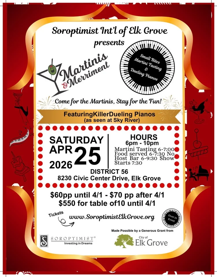 Soroptimist Elk Grove Martinis & Merriment